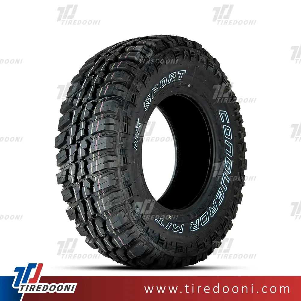 لاستیک خودرو نانکنگ سایز 32/11.5R15 مدل گل MT1